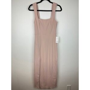 NWT Show Me Your MuMu Eden Midi Dress Dusty Blush SML